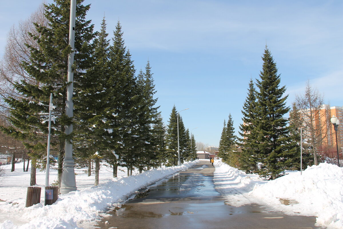 СНЕЖНЫЙ АПРЕЛЬ В ГОРОДЕ - Валентина 