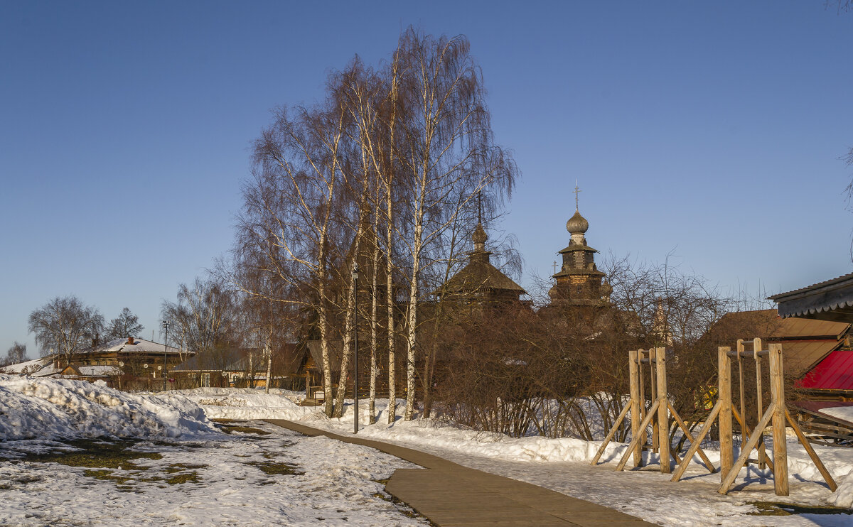 На территории Музея деревянного зодчества в г. Суздаль - Сергей Цветков