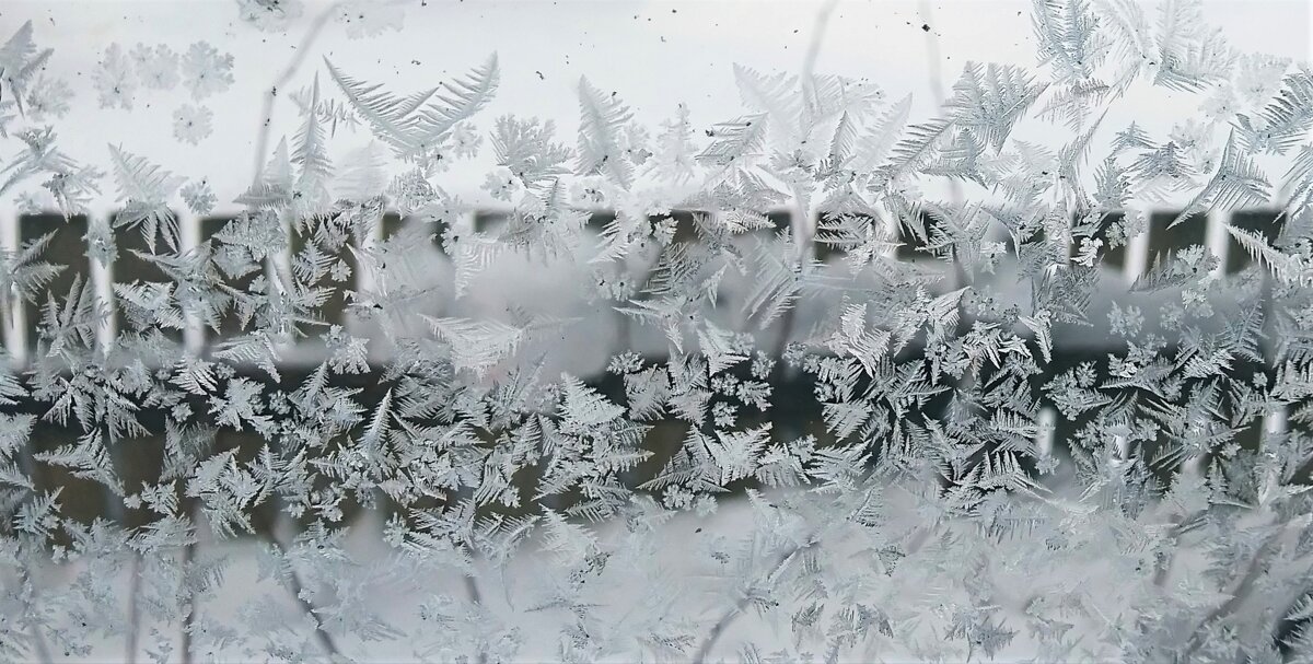 Снежная вуаль на окне - Елена Байдакова