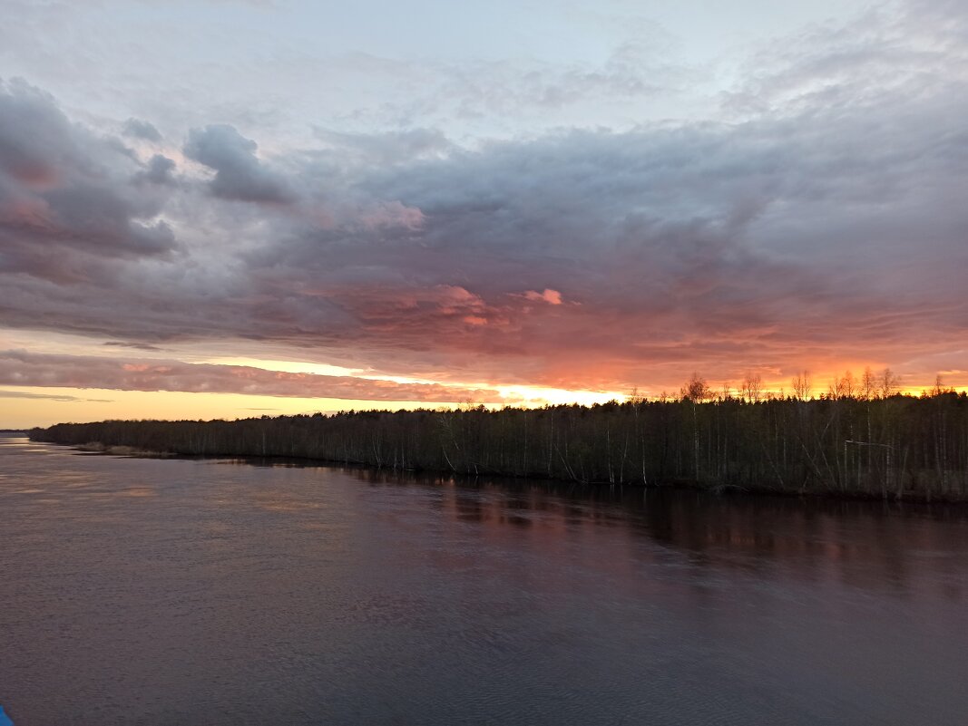 Закат на реке Свирь - svk *