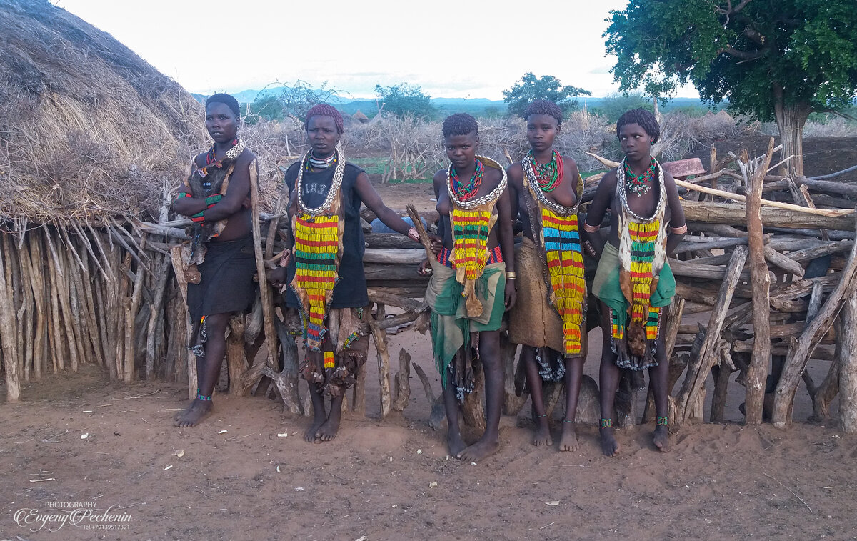 Девушки из племени Хамер в Эфиопии - Евгений Печенин
