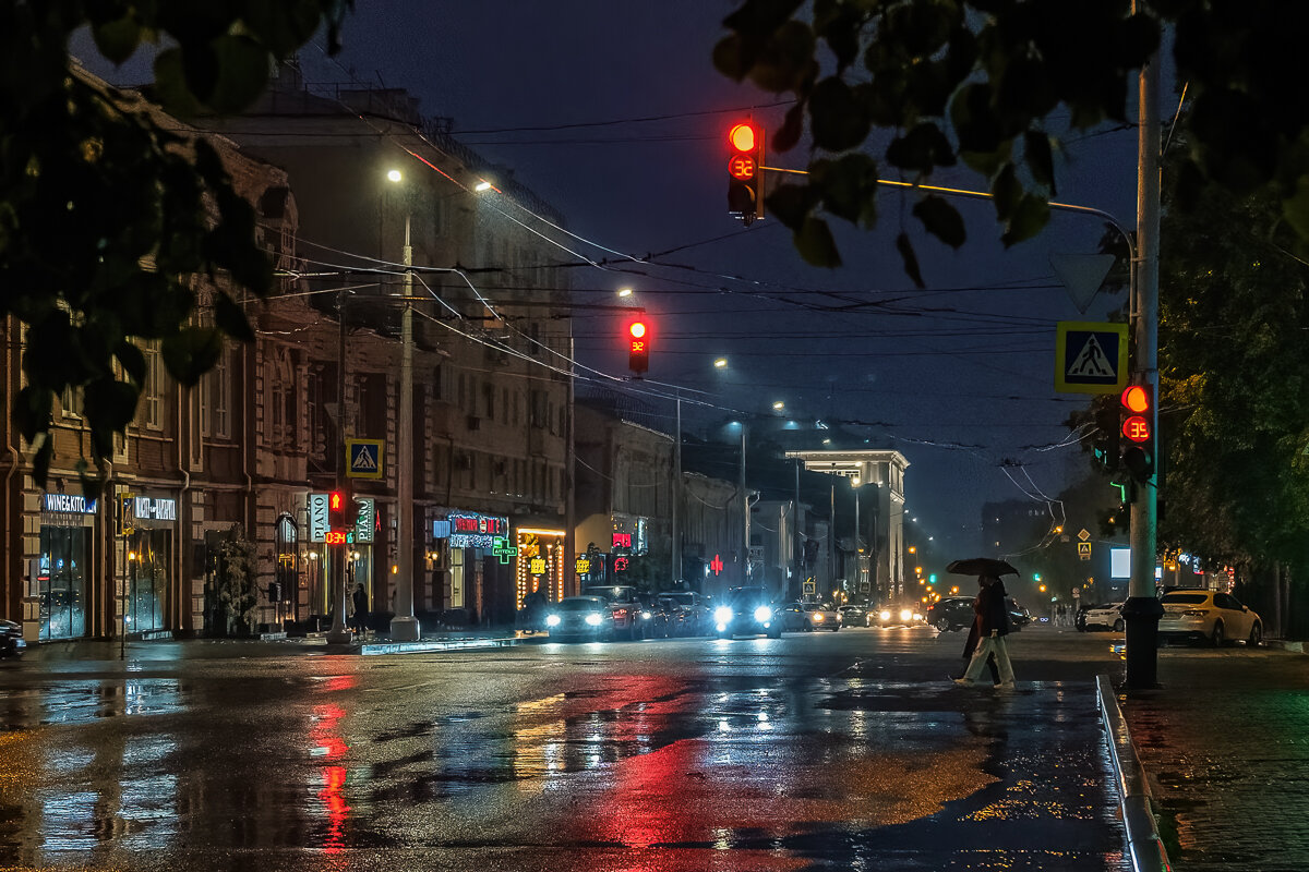"Дождь идет, ночь падает на город…" - Сергей Шатохин 