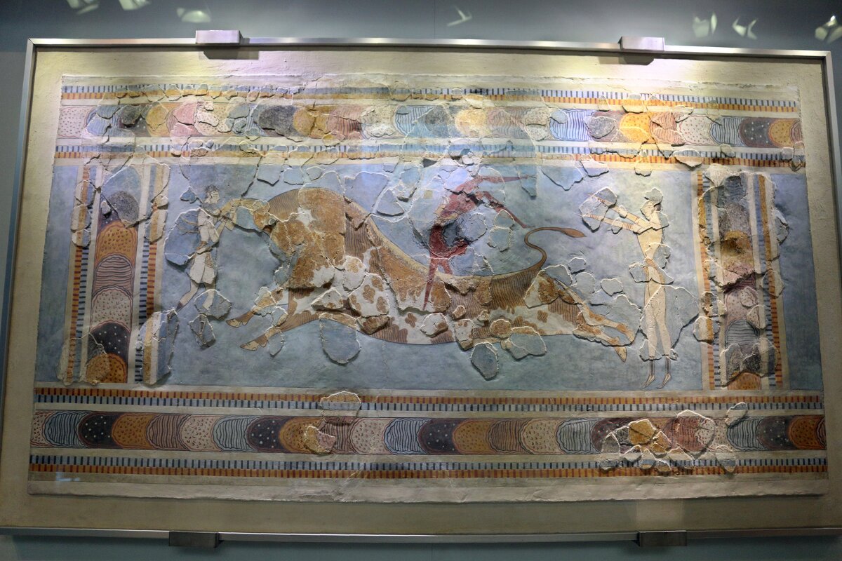Древнегреческие фрески в музее Ираклиона - Ольга 