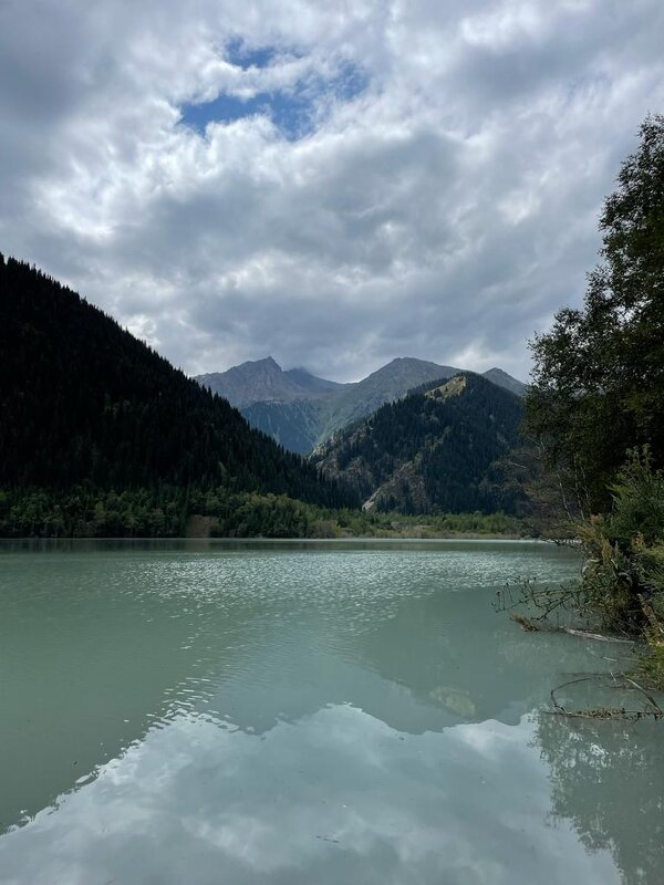 Горное озеро в горах Тянь Шаня. - Георгиевич 