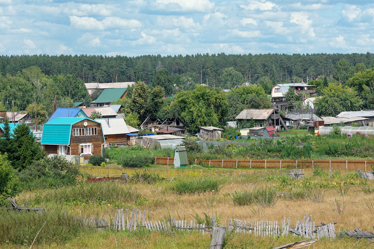 Сибирская глубинка. Домики в деревне - Дмитрий Конев