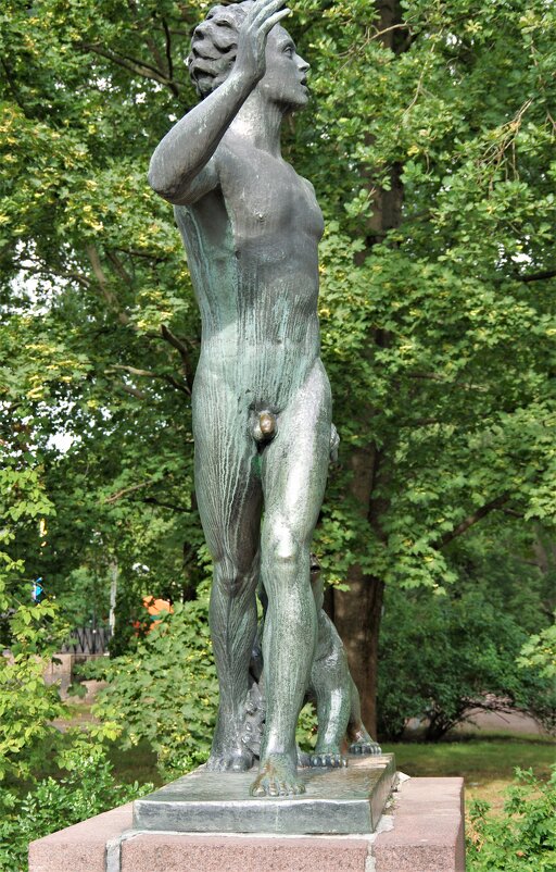 Скульптура с историей - «Лесной юноша» - Валерий Новиков