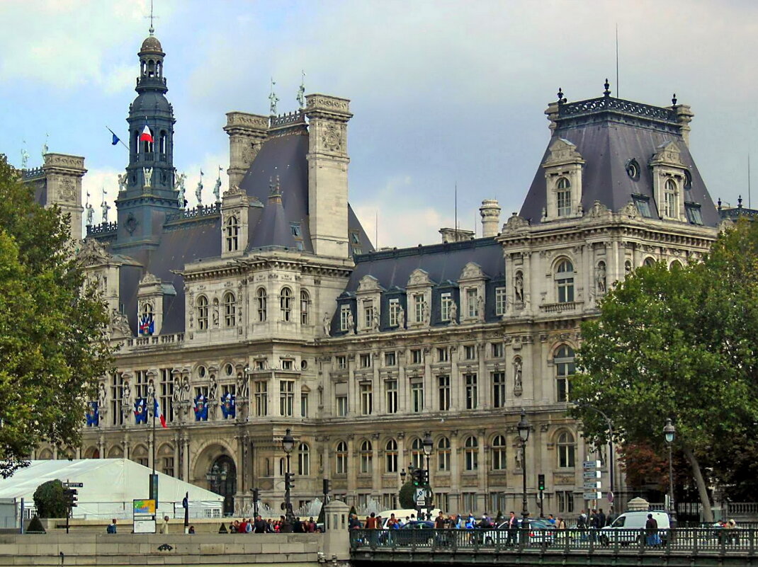 Парижская мэрия. Отель-де-Виль (Hôtel de Ville). - Ольга Довженко