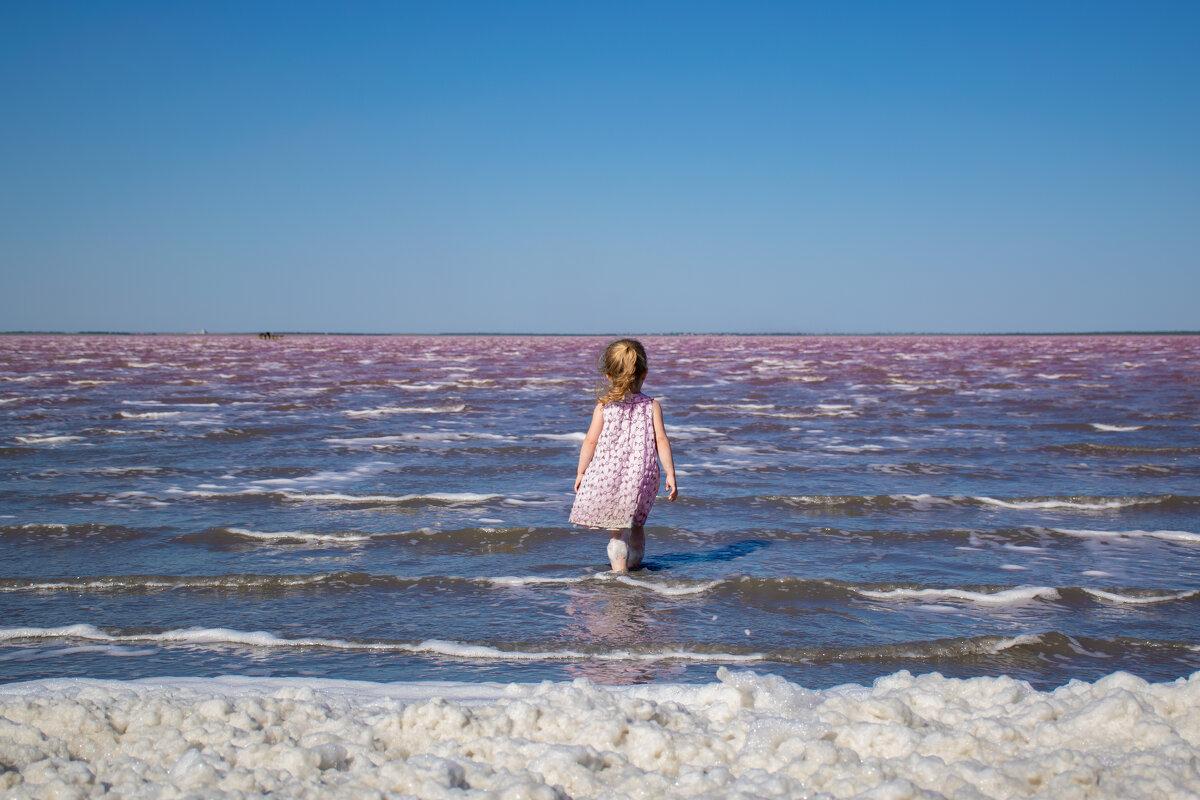 Розовое озеро Сасык-Сиваш в Крыму - Алёна Годунова