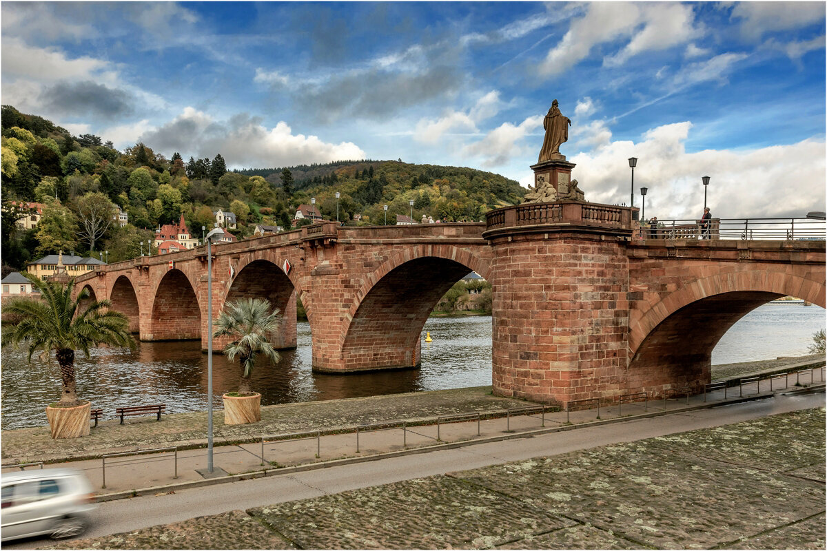 Старый мост г. Гейдельберг ( нем. Heidelberg ) — город в Германии - Bo Nik