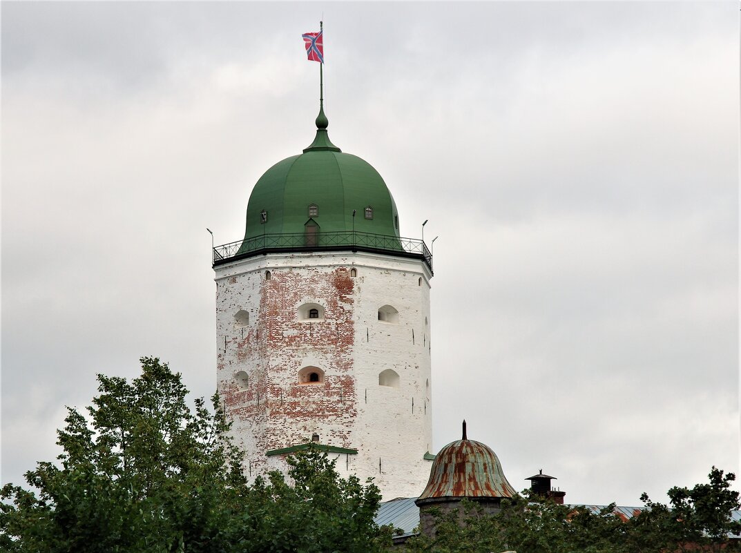 Башня Святого Олафа - общепризнанный символ Выборга. - Валерий Новиков
