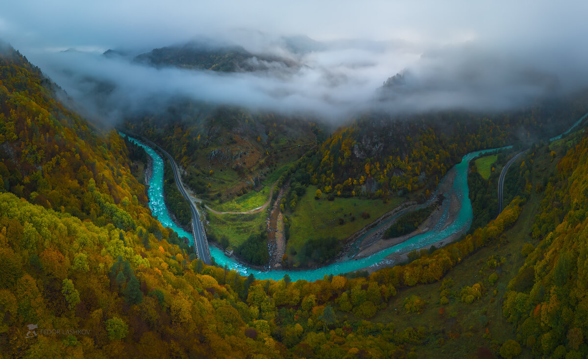 Река Кубань в горах - Фёдор. Лашков