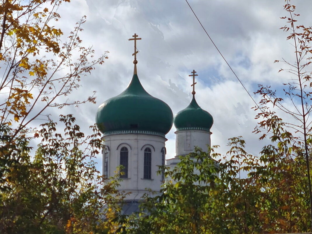 Купола храма Всех Святых в Семенове. - Ольга Довженко