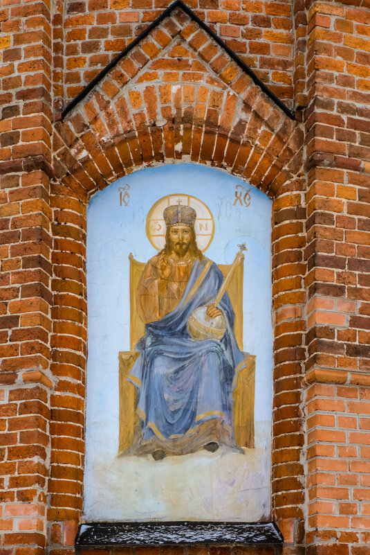 Икона на внешней стороне собора - Георгий А