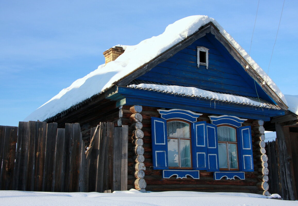 Сельский домик в два окна... - Нэля Лысенко