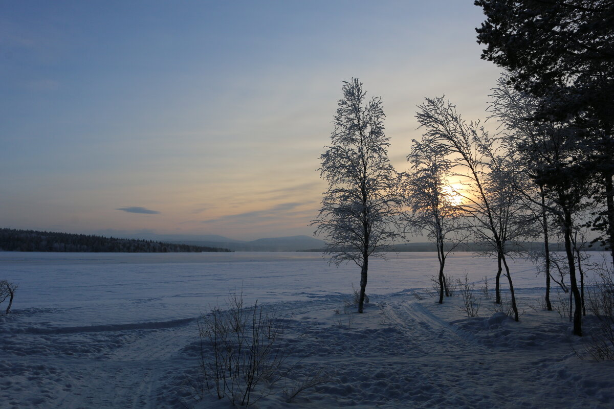 Зима на озере - Ольга 