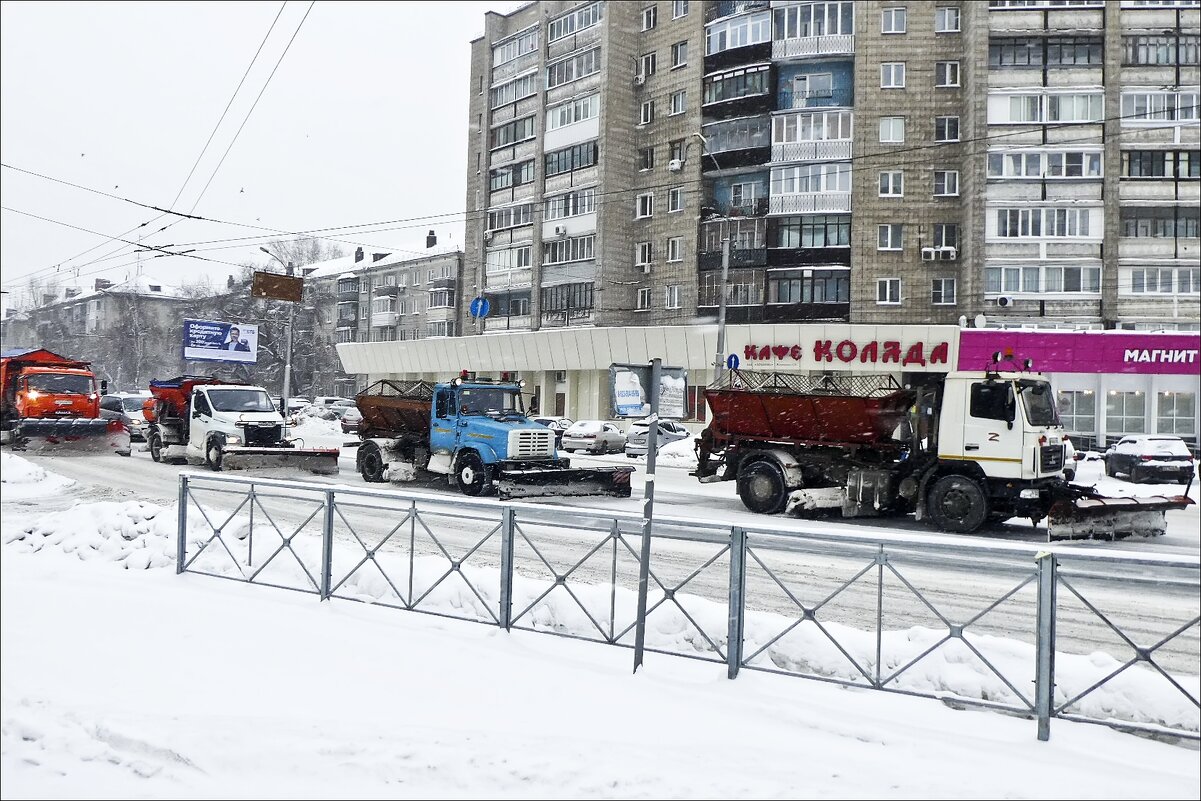 В снегопад работа идё в лад - Валентина *