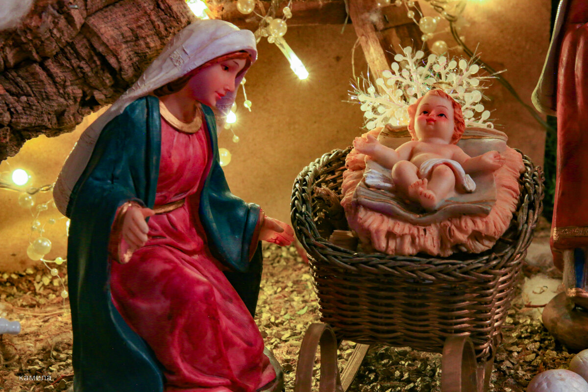Рождение младенца,Иисуса!СВЯТОЕ СЕМЕЙСТВО(1). - Mila .