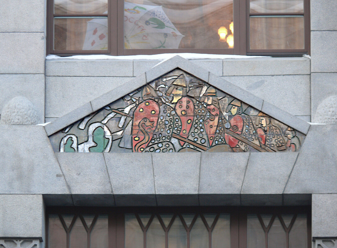 Деталь фасада одного из зданий на Большой Морской улице - Стальбаум Юрий 