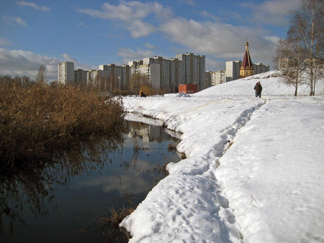Зима на окраине Москвы. - Борис Бутцев