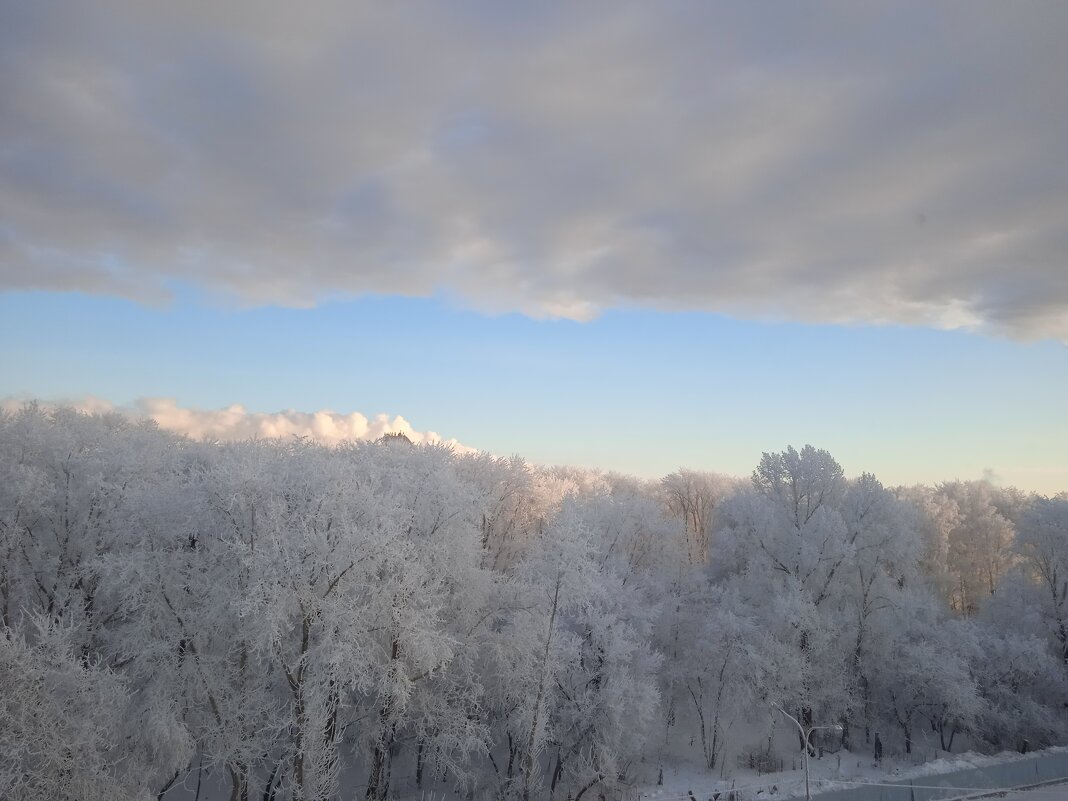 зимний пейзаж - ольга хакимова