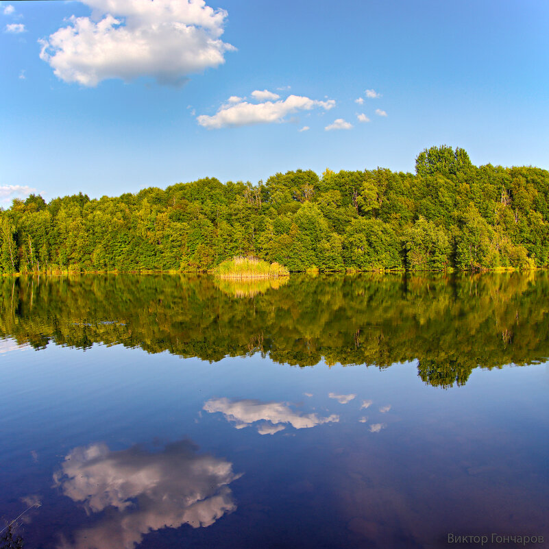 озеро; отражение; Бокситогорск; - Laryan1 