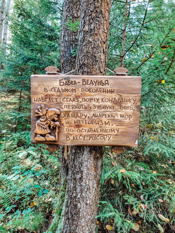 Табличка в лесу - Юля Жуковская