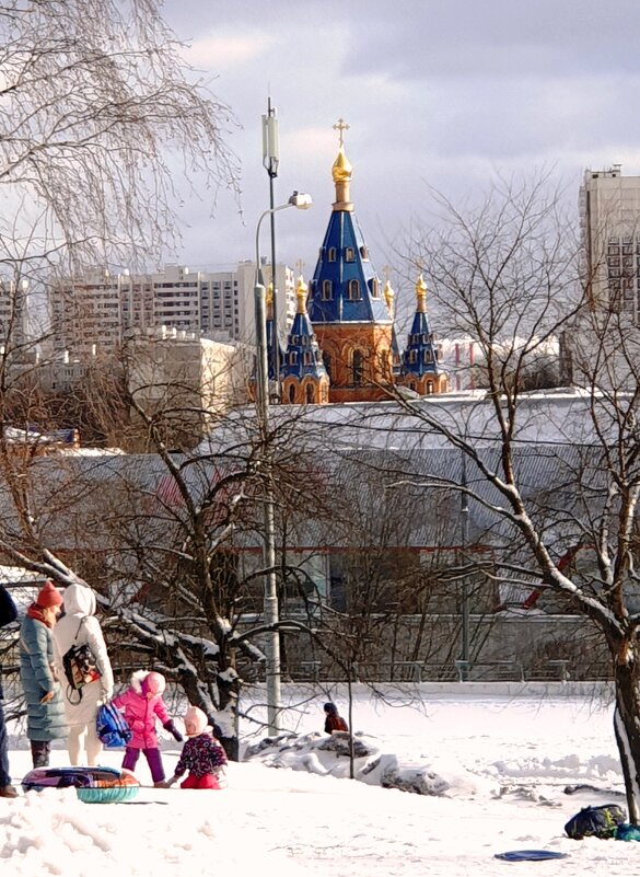 Зимний день в Северном Чертанове - ГЕНРИХ 