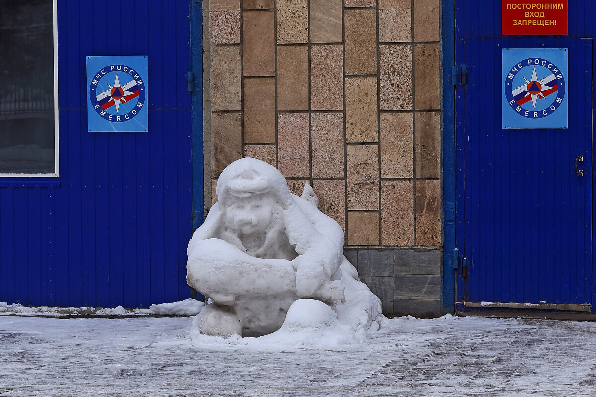 Ледяная мартышка в снегу - Юрий Гайворонский