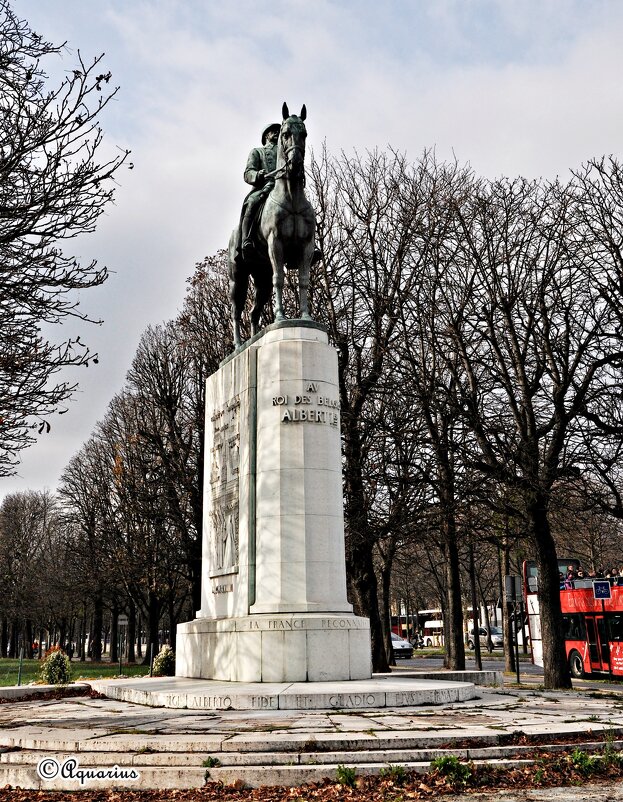Статуя Roi des Belges Albert 1er - Aquarius - Сергей