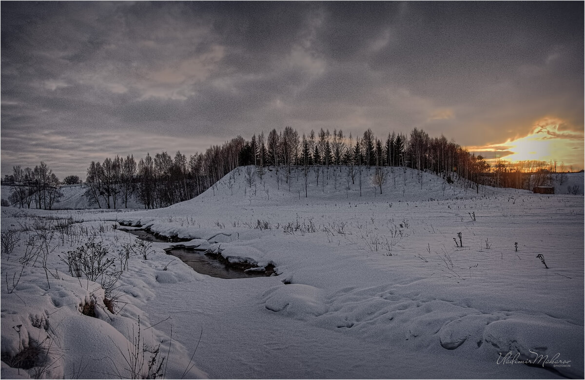 "Вечерняя тишина на речке"© - Владимир Макаров