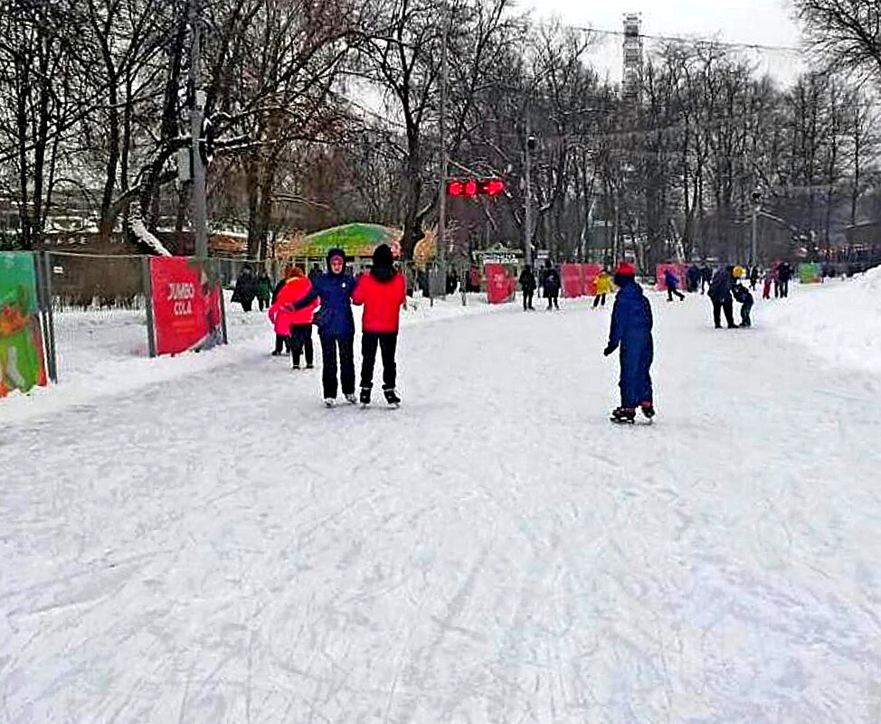 На катке - Ольга Довженко