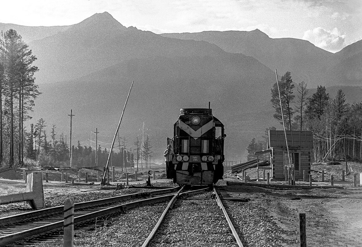 Байкало-Амурская Магистраль. Станция Дипкун в 1978 году. - Игорь Олегович Кравченко