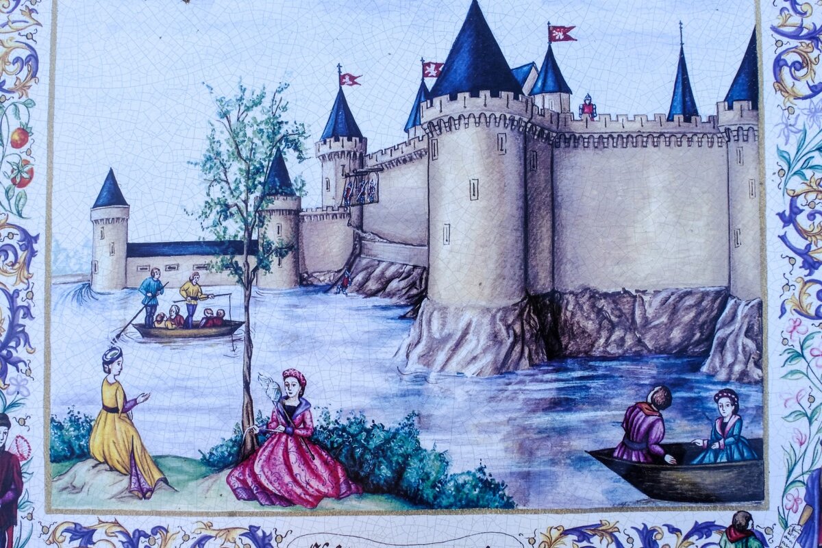 Картина замка Монтэгю - Георгий А