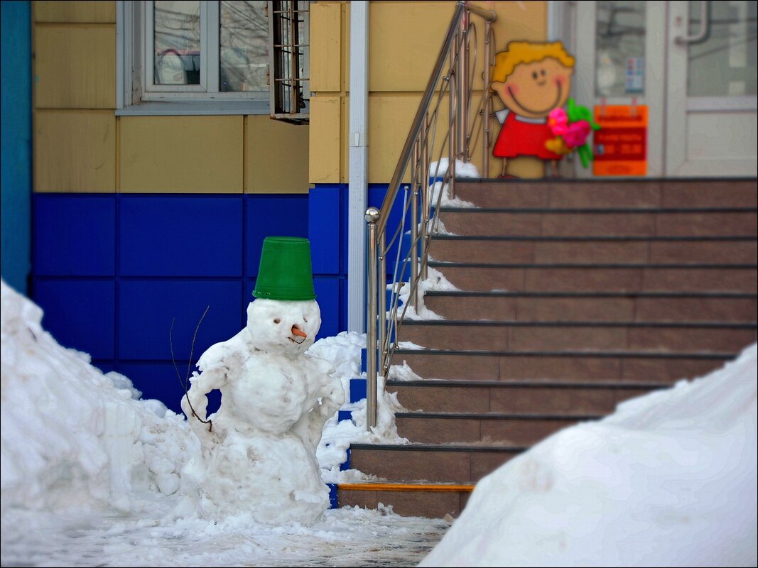 Мартовский снеговик - Сеня Белгородский