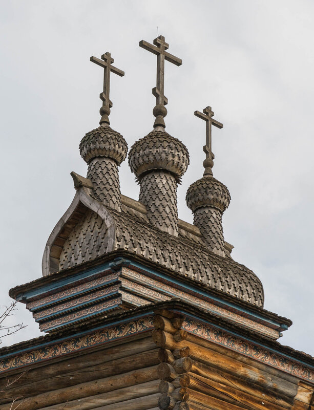 завершение двухъярусных храмов поперечной бочкой - Сергей Лындин