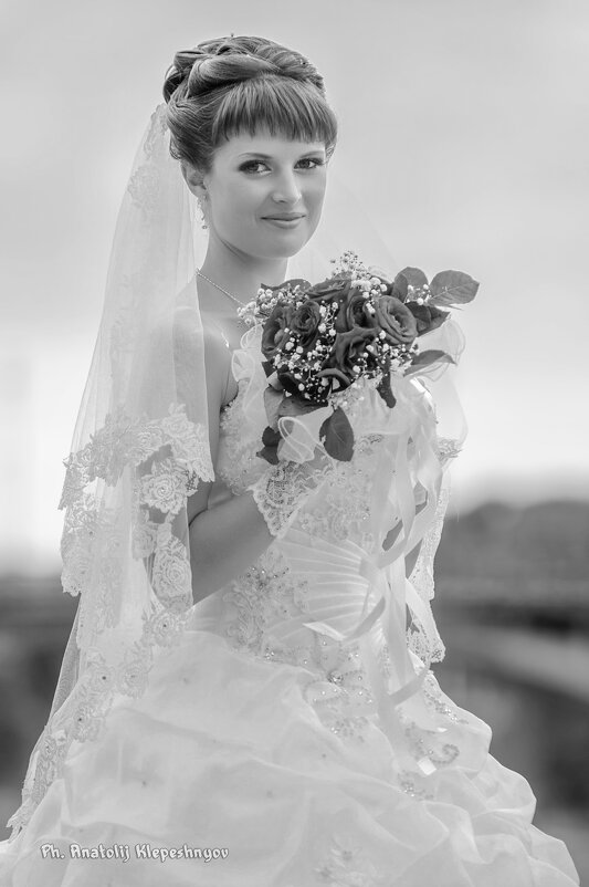 Монохромный портрет невесты - Анатолий Клепешнёв