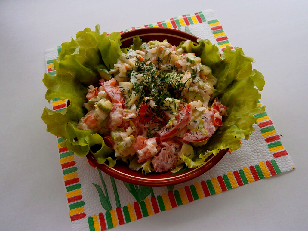 Овощной салат - Алевтина 
