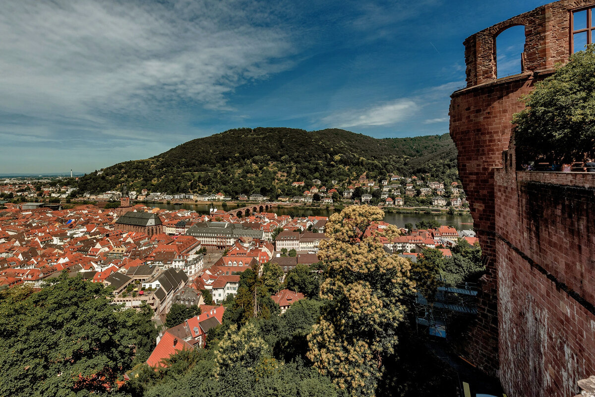 Heidelberg, Germany /Вид из замка на Старый город/ - Bo Nik