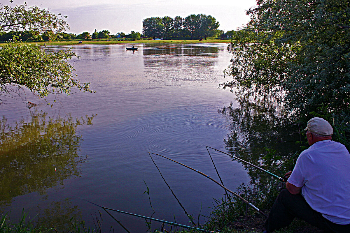 Май...Вечерняя рыбалка на реке Кубань. - Владимир 