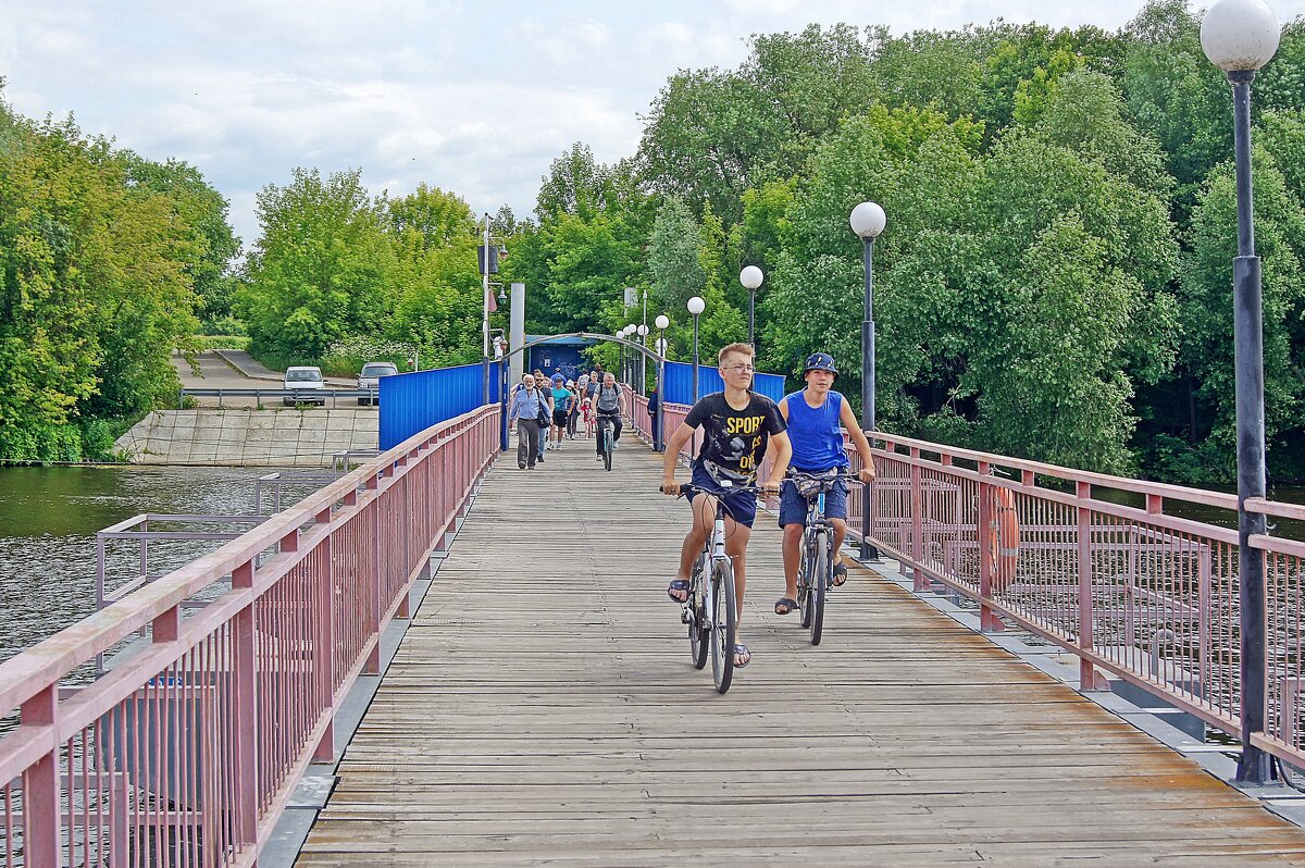 Разводной мост через Москва-реку г. Коломна - Леонид leo