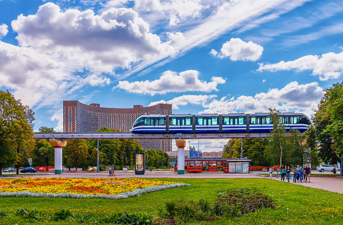 Монорельсовый транспорт Москвы. - Aleksey Afonin