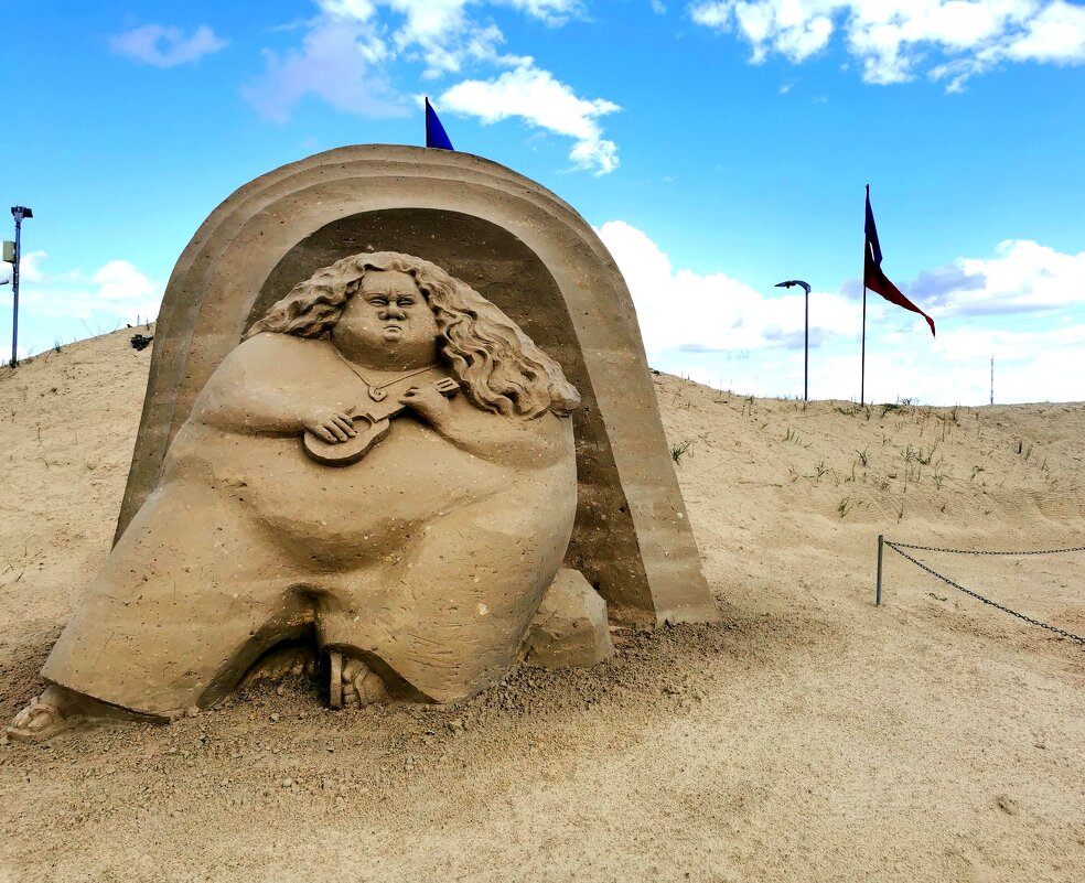 Песчаные скульптуры в Елгаве - Teresa Valaine