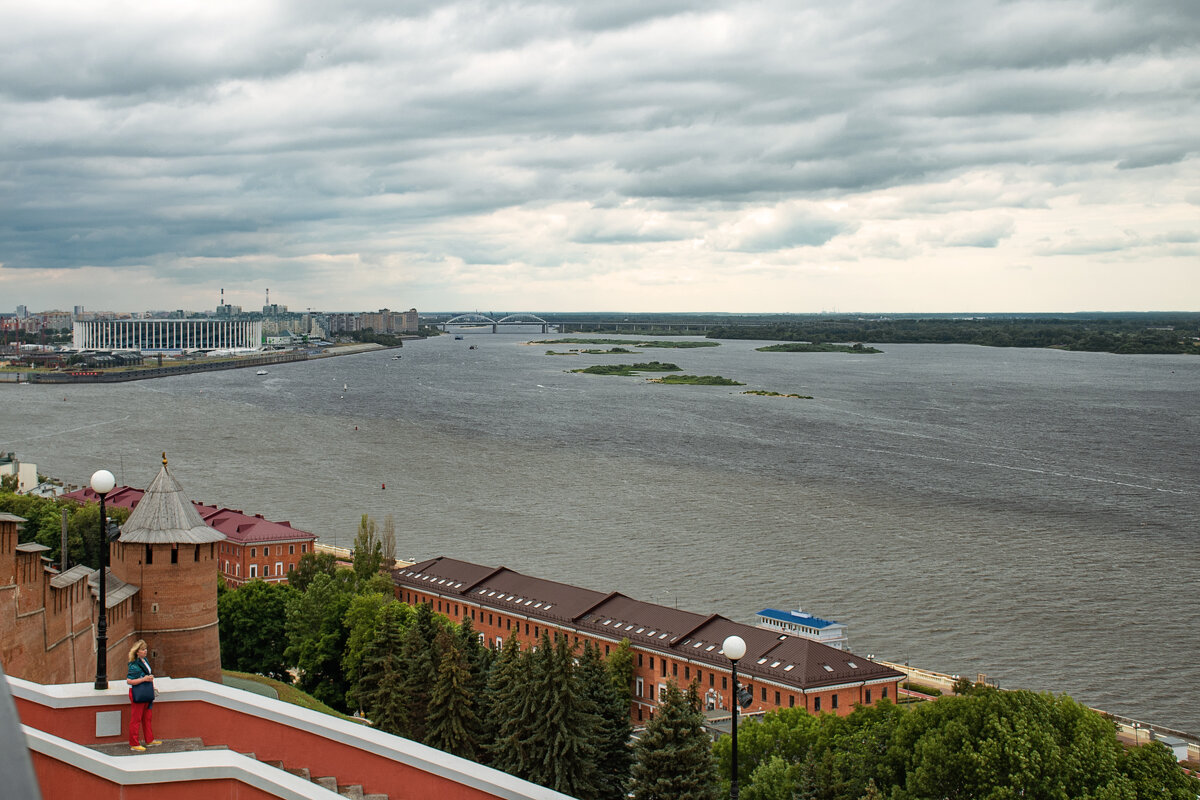 Две реки Ока и Волга. - Ирина Полунина