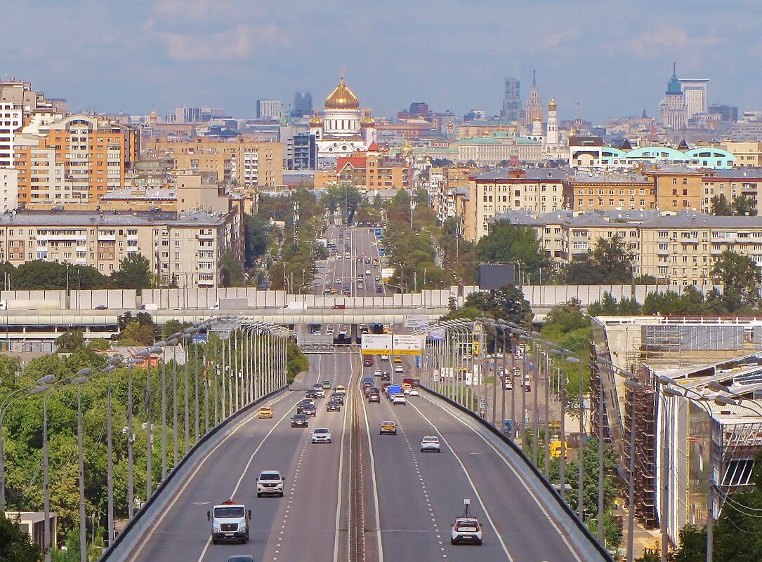 просто Москва.. но такая разная.... вид города с Воробьёвых гор.. - galalog galalog