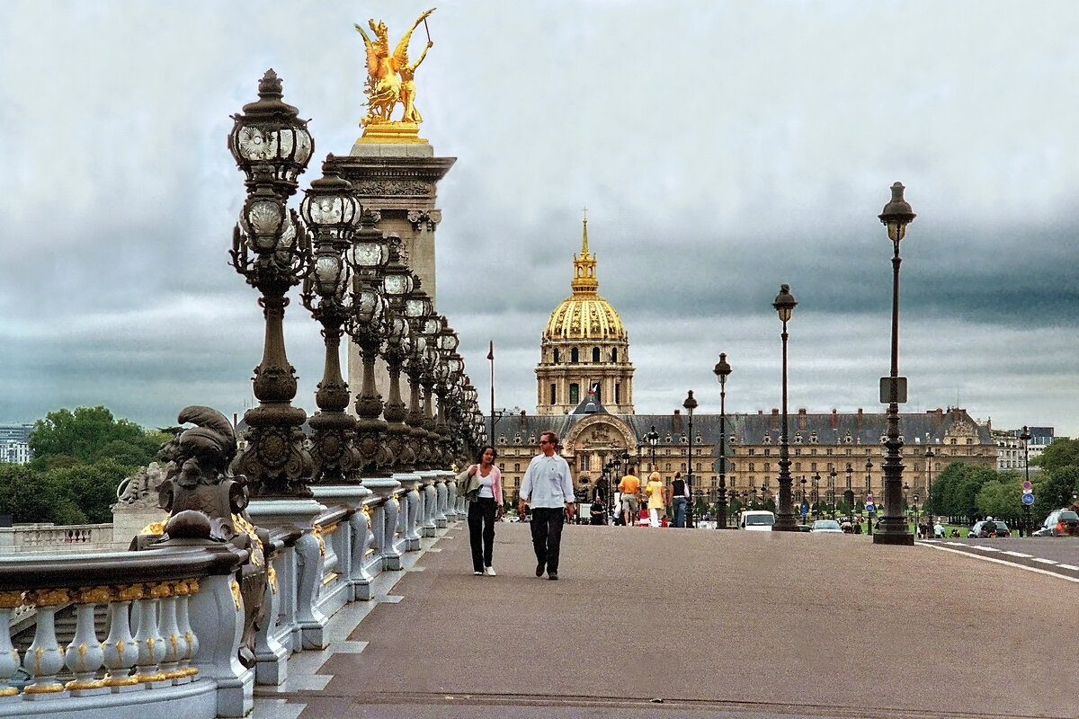 Париж. На мосту Александра III - Николай Рубцов