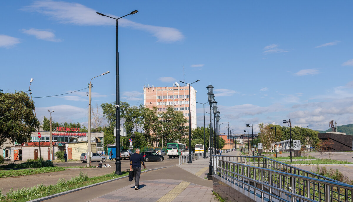 На набережной у Амура. - Виктор Иванович Чернюк