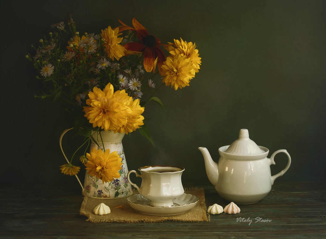 Цветы и чай - Виталий Стасов