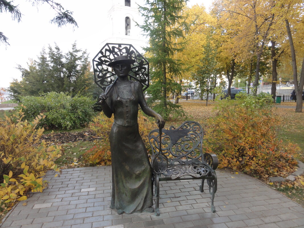 ...Скульптура "Дама с ракеткой" - марина ковшова 