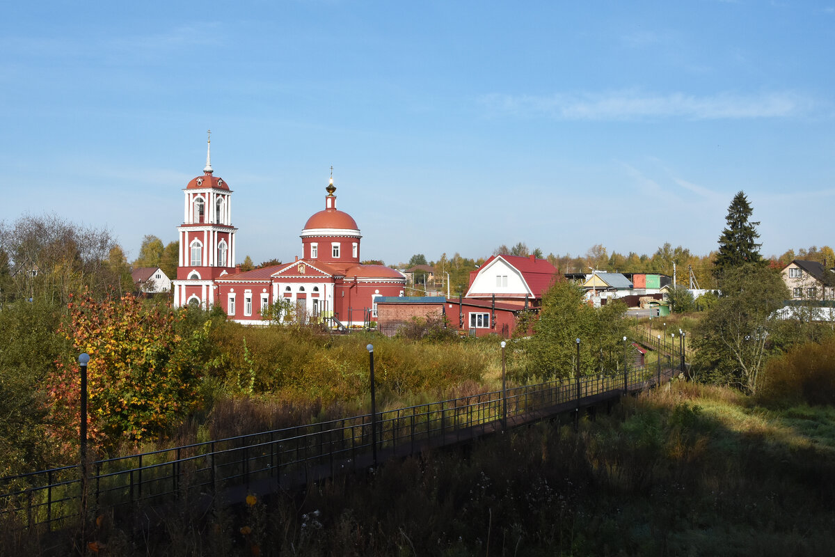 Московская область, городской округ Пушкинский, деревня Алёшино. Церковь Георгия Победоносца. - Наташа *****