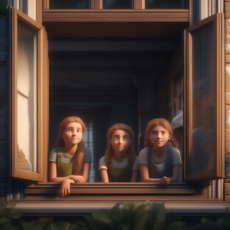 "Три девицы под окном..." - Галина 